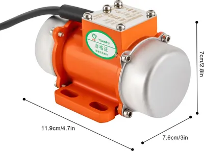 Produktbild von Elektrischer Vibrationsmotor - Betonrüttler-Motor - 12 V DC - Bürstenlos - 4000 U/min