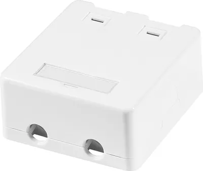 Immagine prodotto di LogiLink Professional NK4080 Scatola da incasso LogiLink per moduli Keystone, 2 ingressi, bianco