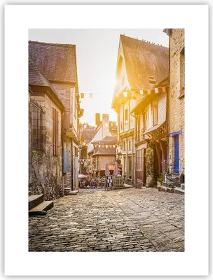 Produktbild von Poster - Poster ohne Rahmen - stadt straße katze - 30x40 cm - Wand Bild - Wanddeko - Wandbilder - Kunstposter - Wandposter - Bilder - Kunstdruck - Wanddekoration - Wandbild - P2XPA30x40-3711