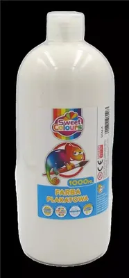 Produktbild von Weiße Acrylfarbe, 1000 ml