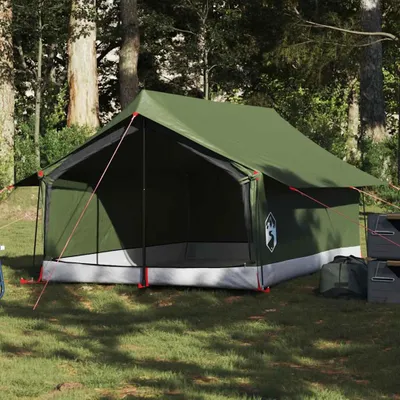 Image de vidaXL Tente de camping 2 personnes vert olive étanche à l'eau