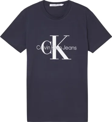 Zdjęcie produktu dla Calvin Klein J30J320935CHW, Koszulka, Dorosły, Męski, Ciemny Niebieski, Wycięcie pod szyją, Krótki rękaw