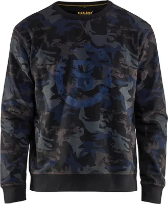 Produktbild von Blakläder® Sweatshirt limited 9408 1158 in div. Farben, Farbe:dunkel olivgrün/schwarz, Größe:M