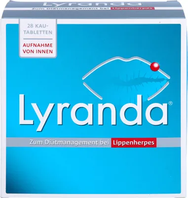 Obrázok produktu pre Lyranda žuvacie tablety na diétny manažment oparu, 28 tabliet