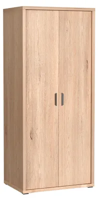 Produktbild von Masseno Drehtürenschrank BRESSO 86,5/200/58,5 cm 2-türig Eichefarben