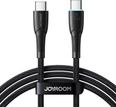 Immagine prodotto di Cavo Joyroom da USB-C a USB-C a ricarica rapida 60 W, 1 m - Nero