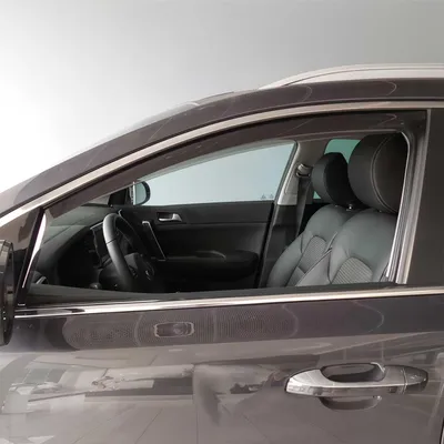 Image de Déflecteur de pluie pour Kia Sportage 2015-2021 Acrylique foncé 2pcs