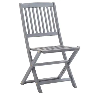 Immagine prodotto di Sedie da Giardino Pieghevoli 4 pz in Legno Massello d'Acacia