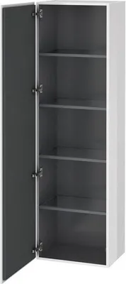 Produktbild von Hochschrank L-CUBE 500x363x1760mm Ans re taupe supermatt Anschlag rechts taupe supermatt