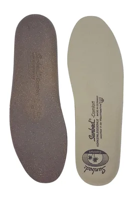 Produktbild von Sunbed Comfort Kork Schuheinlagen mit Fußbett und Pelotte waschbar Gr.37