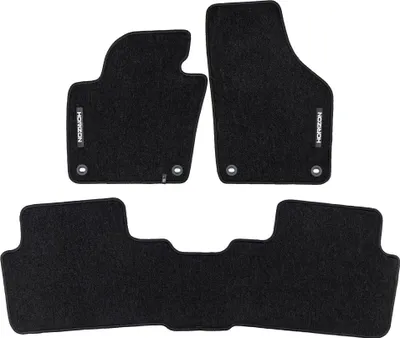Immagine prodotto di Tappetini Velours per VW Sharan II 2010-2022 Tappetini auto in moquette nero 3 pz