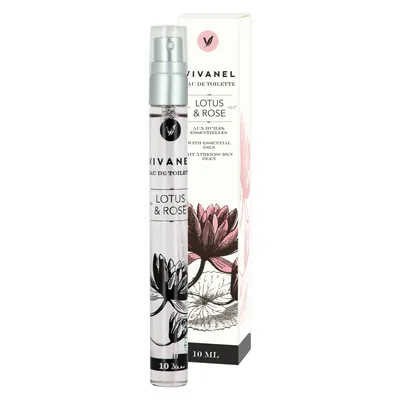 Produktbild von VIVANEL 8014 Lotus & Rose Taschenflakon Eau de Toilette, weiß (10 ml)