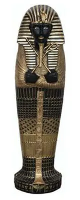 Produktbild von Ägypten Skulptur Tutanchamun Sarkophag Deko Statue Kunststoff Dekoration 117 cm