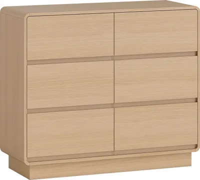 Produktbild von 100cmSideboard,Buffetschrankmit6Schubladen,KommodefürKüche,Wohnzimmer,Esszimmer,Naturholz