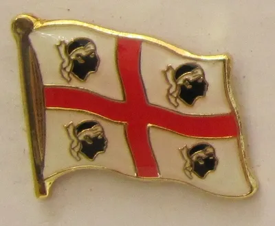 Produktbild von Pin Anstecker Flagge Fahne Sardinien neu Italien