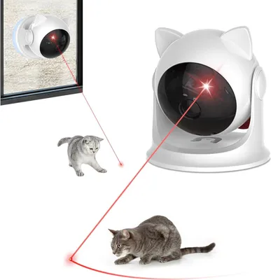 Produktbild von Interaktives Katzenspielzeug für Wohnungskatzen - Automatisches Katzenjäger-Spielzeug für Bewegung und Spielspaß