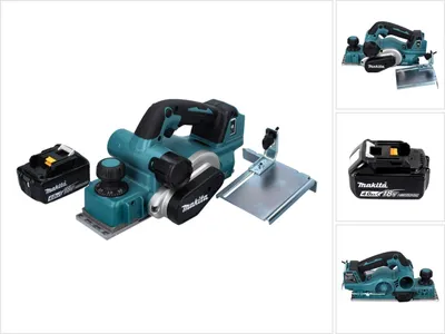 Produktbild von Makita DKP 181 M1 Akku Hobel Falzhobel 82 mm 18 V Brushless + 1x Akku 4,0 Ah - ohne Ladegerät