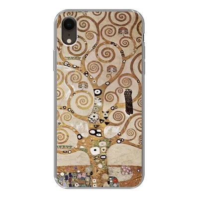 Produktbild von MuchoWow® Handyhülle Schutzhülle Hülle für iPhone XR Der Baum des Lebens - Gustav Klimt Silikon Softcase Handy Hülle - Schutzdeckel