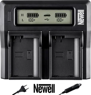 Obrázok produktu pre Dvojkanálová nabíjačka Newell pre akumulátory SONY NP-FZ100 DC-LCD