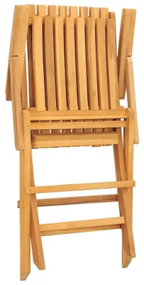 Image de vidaXL Chaises de jardin 8 pcs. Pliable 61x67x90 cm bois massif teck