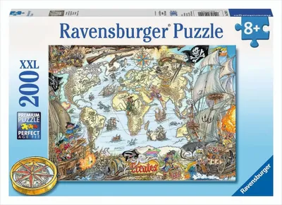 Produktbild von Piratenkarte. Puzzle 200 Teile XXL