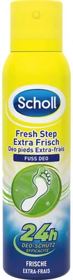Zdjęcie produktu dla Scholl, Dezodorant do stóp w sprayu Fresh, 150 ml (PRODUKT Z NIEMIEC)