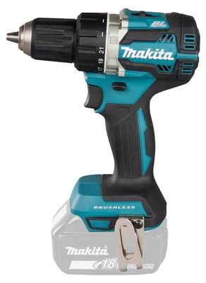 Produktbild von Makita DDF484Z, Handbohrmaschine, Ohne Schlüssel, Schwarz, Blau, 1,3 cm, 3,8 cm, 1,3 cm