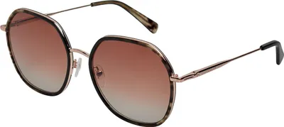 Image de Lunettes de soleil pour femme Longchamp LO163S Or rose/camouflage vert 58/18/140