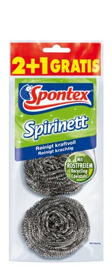 Produktbild von Spontex Spirinett Edelstahlspiralen 2+1
