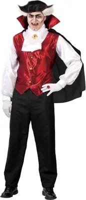 Produktbild von edler Vampir - Kostüm für Herren Gr. M/L, Größe:M