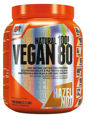 Produktbild von Extrifit Vegan 80 1000 g hazelnut