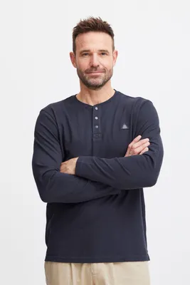 Produktbild von FQ1924 FQGert Herren Longsleeve Langarmshirt Shirt Rundhals 100% Baumwolle Regular fit