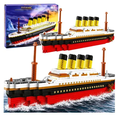 Obrázek produktu pro Stavebnice lodi Titanic – velký model, 60 cm, 3327 dílů.