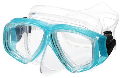 Produktbild von Silikon-Tauchbrille mit Nasenstück für Jugendliche und Erwachsene