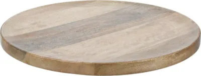 Produktbild von Teller Holzteller Mango Dekoteller Tischdeko Mangoholz Deko Schale Holz Ø 38 cm Weihnachten