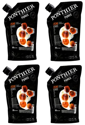 Produktbild von Ponthier LITSCHI PÜREE Lychee-Frucht-Püree 4x 1KG