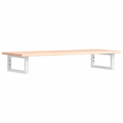 Produktbild von vidaXL Waschtischplatte mit Halterung Stahl und Massivholz Eiche