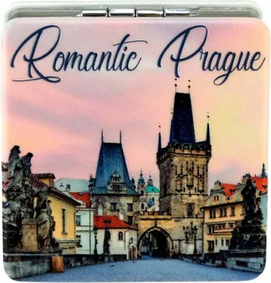 Produktbild von GiftyCity Kosmetiktaschenspiegel Prag romantisch