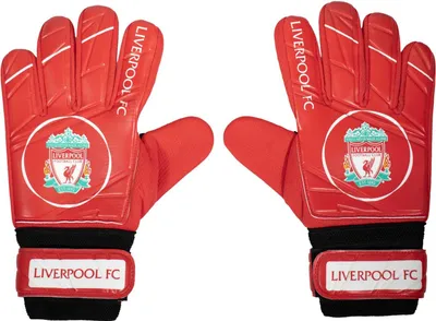 Image de Liverpool FC - Gants de gardien de but pour garçons GF1260 (10-16 Jharen) (Rouge/Blanc)