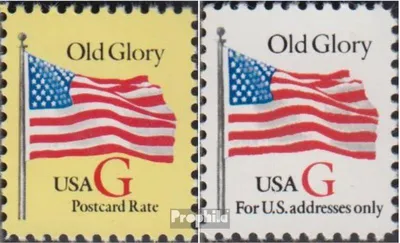 Produktbild von Briefmarken USA 1994 Mi 2532A-2533A (kompl.Ausg.) postfrisch Flaggen