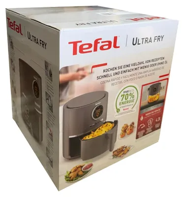 Obrázok produktu pre Tefal Ultra Fry Digital EY111B, Teplovzdušná fritéza, 4,2 L, 1,2 kg, 80 °C, 200 °C, 4 osôb