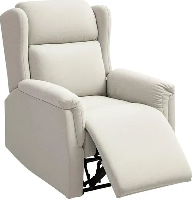 Produktbild von Relaxsessel, Fernsehsessel mit Liegefunktion, TV-Sessel mit Taschenfederkern, Gepolstert Liegesessel, Ruhesessel bis 150 kg belastbar für Wohnzimmer, Schlafzimmer, Beige