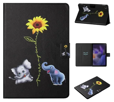 Immagine prodotto di Per Samsung Galaxy Tab A9 Plus in ecopelle tablet custodia cover motivo 6