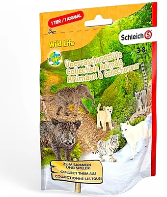 Produktbild von Schleich Wild Life Überraschungstüte Serie 2 mit 1 Tier -Tier Spielfiguren