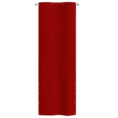 Zdjęcie produktu dla vidaXL Parawan balkonowy czerwony 80x240 cm tkanina Oxford