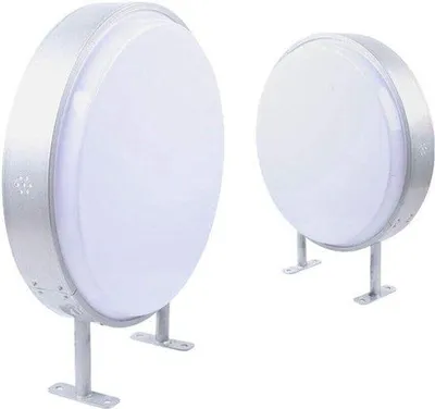 Produktbild von Lichtbox, beidseitig – Runde, wasserdichte Lichtbox – 50 cm Durchmesser – Für Restaurants und Geschäfte