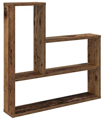 Produktbild von vidaXL Wandregal Altholz 60 x 11 x 60 cm Holzwerkstoff