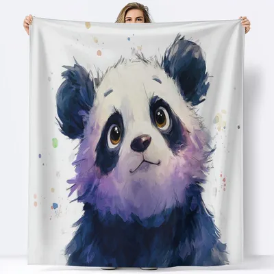 Obrázok produktu pre Mäkká deka s motívom pandy pre deti