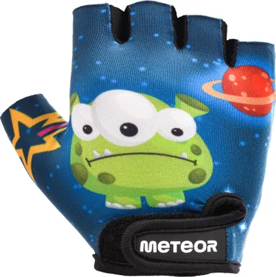 Produktbild von Meteor Kinder Fahrradhandschuhe, Bike Gel BMX Handschuh, Jungen Fahrrad-Handschuhe, Mädchen Radhandschuhe S Cosmic