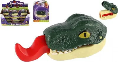 Obrázok produktu pre Dinosaurus hlava plast 9cm